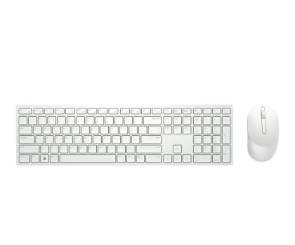 Zestaw klawiatura i mysz Dell Pro Keyboard and Mouse KM5221W (biała)